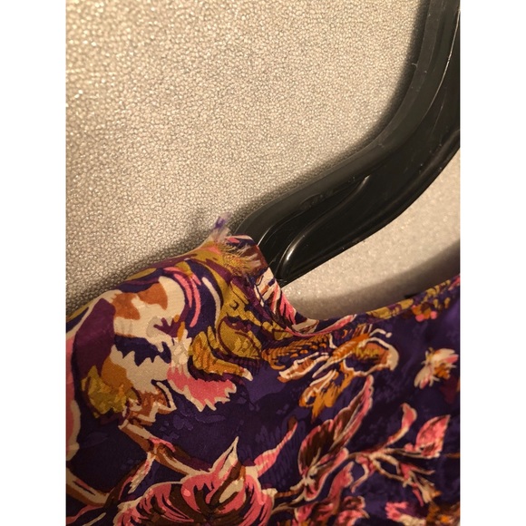 BCBG MaxAzria Floral Silk Blouse - Picture 3 of 5